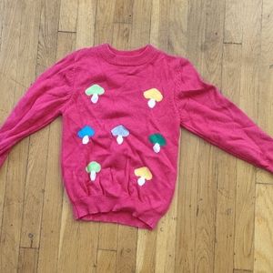 Pink Mushroom Sweater